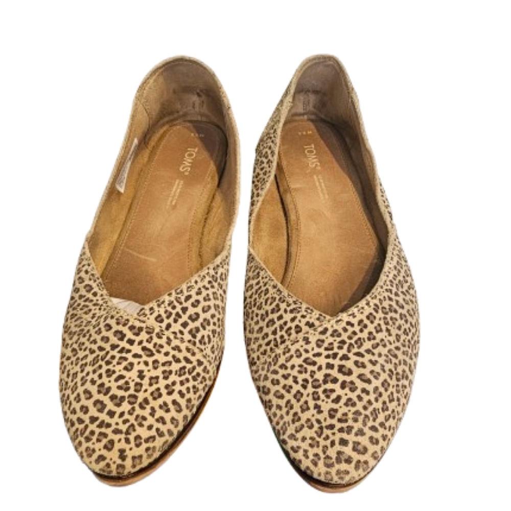 Toms Jutti Animal Print Flats